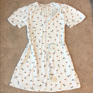 Flutter sleeve birdie summer dress